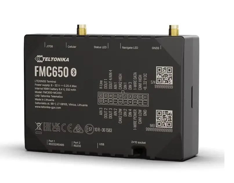 GPS Avanzado de múltiples entradas - Teltonika FMC650
