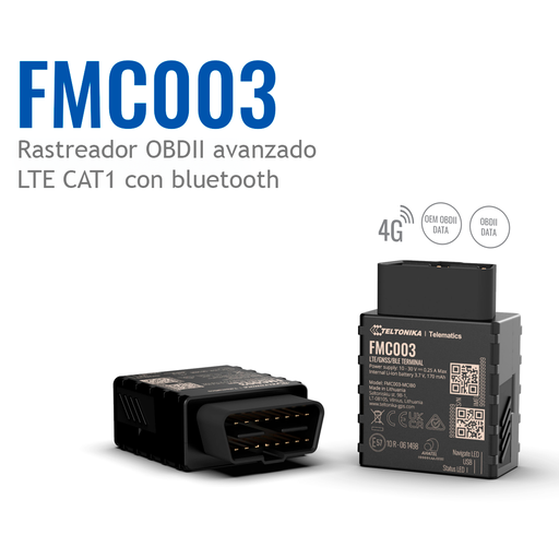 [FMC003] GPS puerto OBDII - Teltonika FMC003